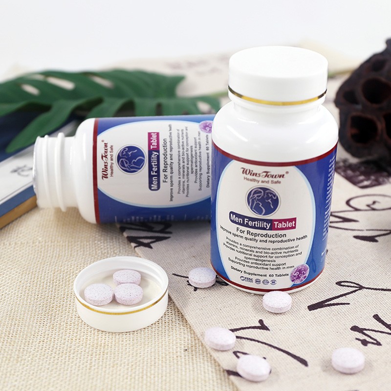 100% Natural Men Fertility Supplement Provides Nutritional Support for Conception and Spermato-genesis Men Fertility Tablet