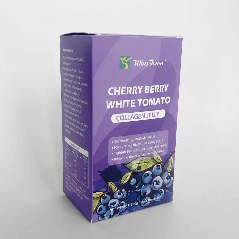 Wholesale Customized Bagged Sucking Jelly Pudding Candy Products Yummy Cherry Berry White Tomato Collagen Fruit Jelly