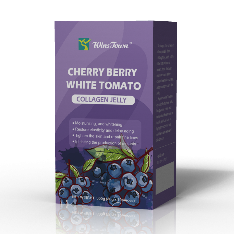 Jelly Fruit Flavor Custom Cherry Berry White Tomato Skin Anti-aging 10 Bags of Fruit Jelly