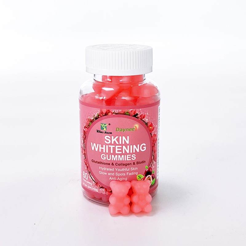 R14 Healthy Supplement Glu Gummy Skin Whitening Glu-ta Collagen and Biotin Supplements Body Lightening Gummies for Black Skin