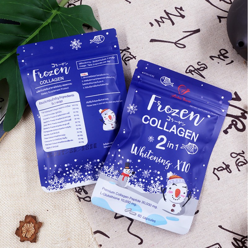Skin Care Collagen Whitening Capsule Frozen Collagen 2 in 1 Whitening Capsule with Detox and Slimming Beauty Product