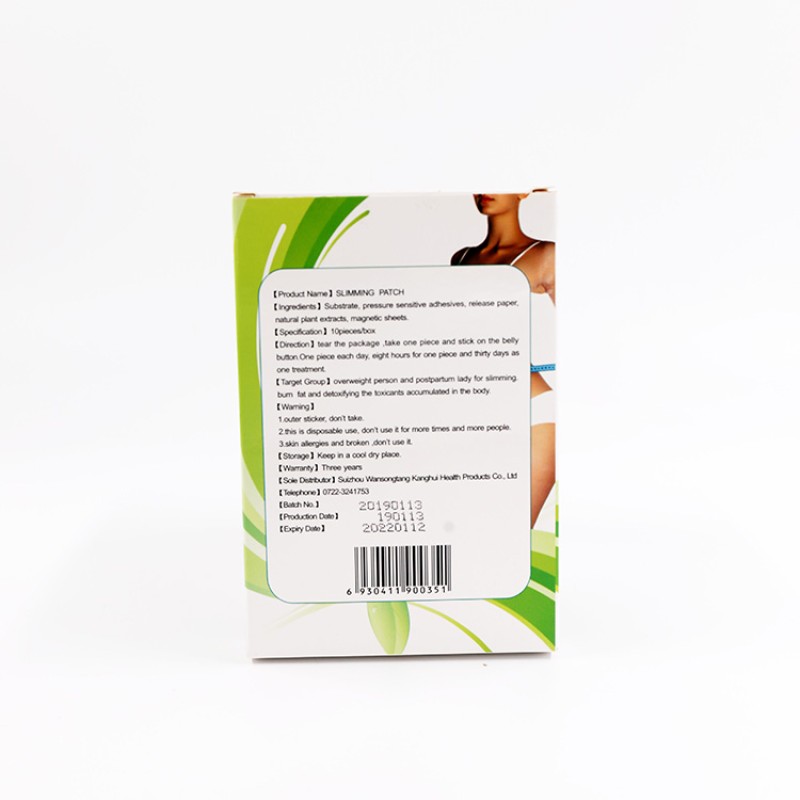 Wholesale Winstown Natural Herbal Belly Patch Healthy Chinese Herbal Slimming Patch