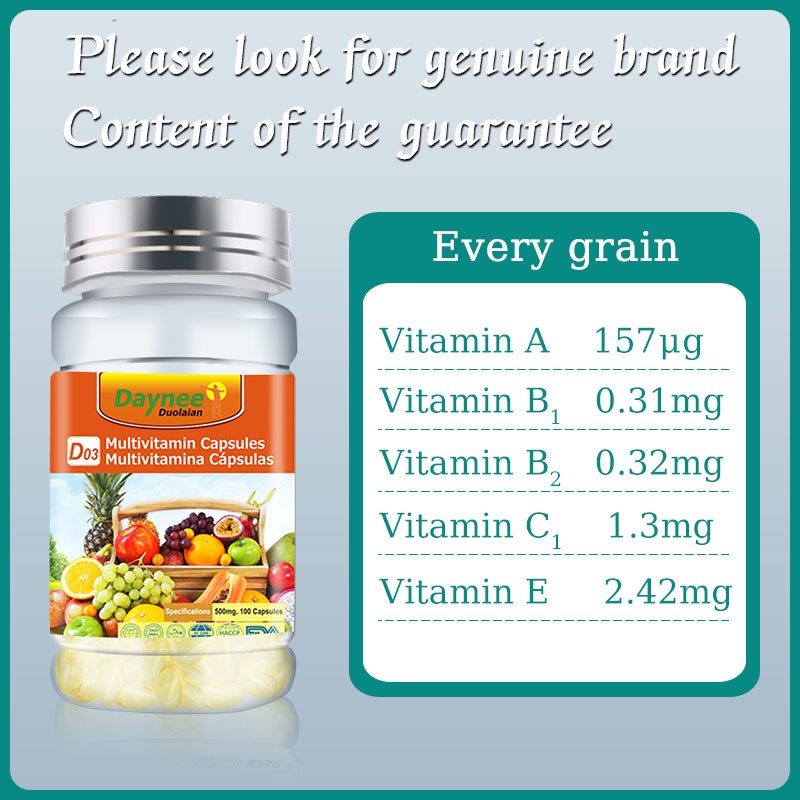 Wholesale Multivitamin Capsule Improve Immune System Vitamin c Vitamin E Anti Aging Skin Whitening Supplements Capsules Pills