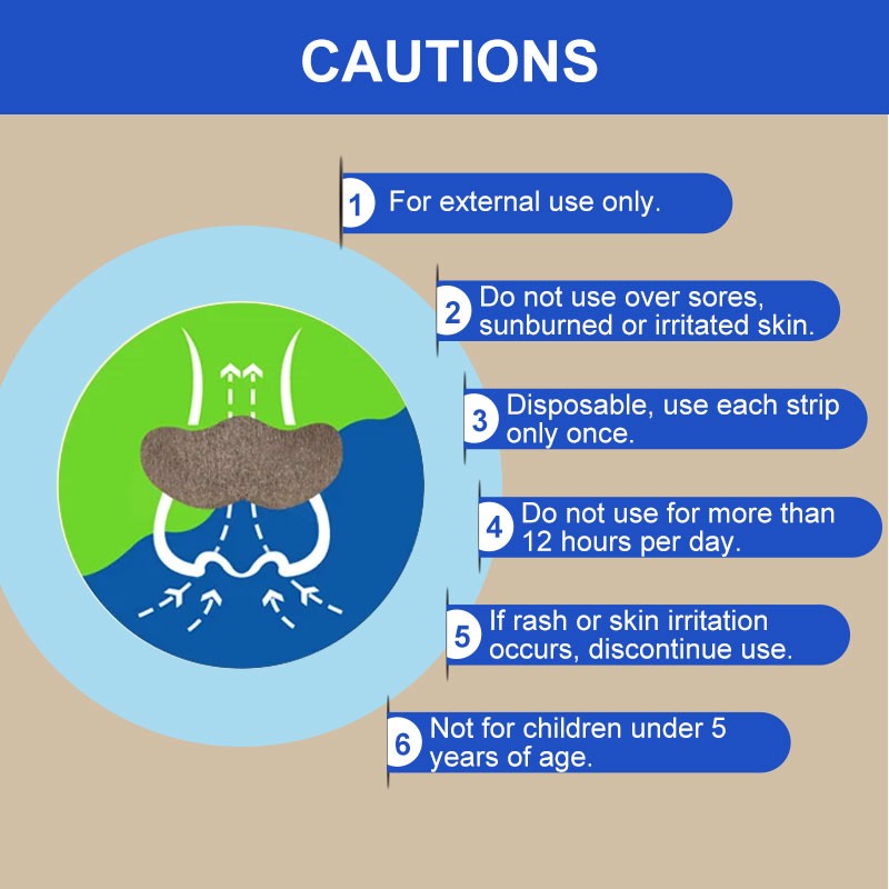 Relieve Nasal Congestion Nasal Stick Products Natural Herb Wormwood Ventilation Nasal Patch Lmprove Sleep Nasal Strips