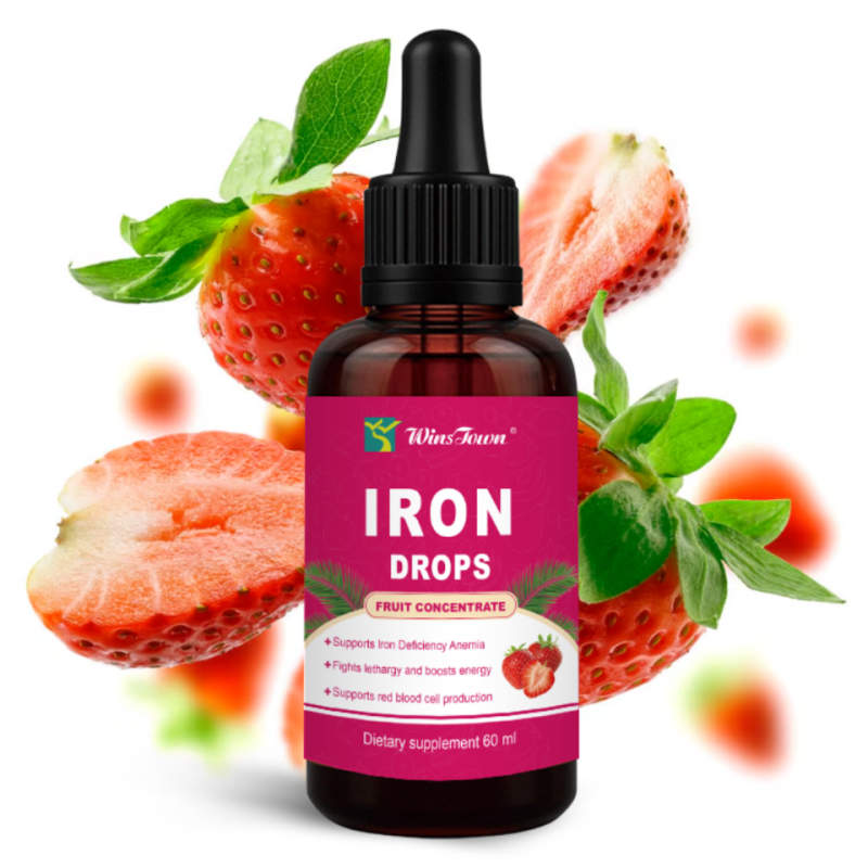 Strawberry Flavored Fruit Drops Herbal Supplement Oral Liquid Healthy Fruit Drops