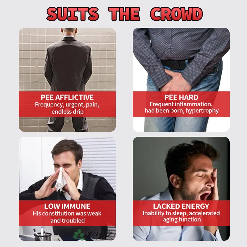 Factory Custom Men's Prostate Health Energy Supplement Capsules Natural Herbal Prostate Capsules Wholesale