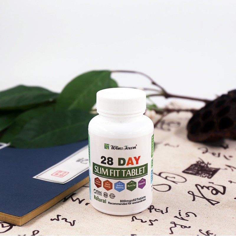 Guangzhou Supplier Custom 28 Day Fat Burning Tablet Pills Natural Chinese100% Herbal Extract Flat Belly Tablet
