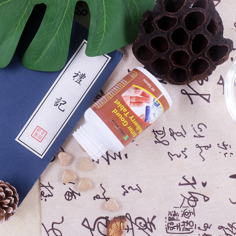 Winstown Enhance the Secretion of InsulinPromote Blood Circulation Ofheart and Brain Vessels Bitter Gourd Mulberry Tablet