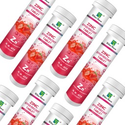 Effervescent Tablet OEM/ODM Manufacturer Collagen Vitamin c Zinc Skin Whitening Cleaning Effervescent Tablet Soft Drink for Weig