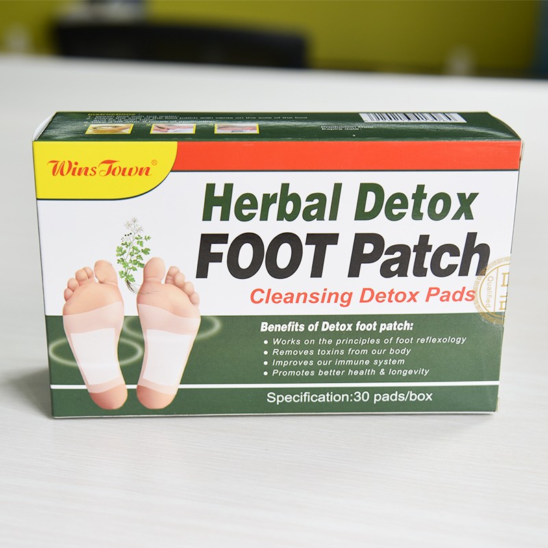 Herbal Detox Foot Patch Cleansing Detox Pads Specification 30 Pads Per Box
