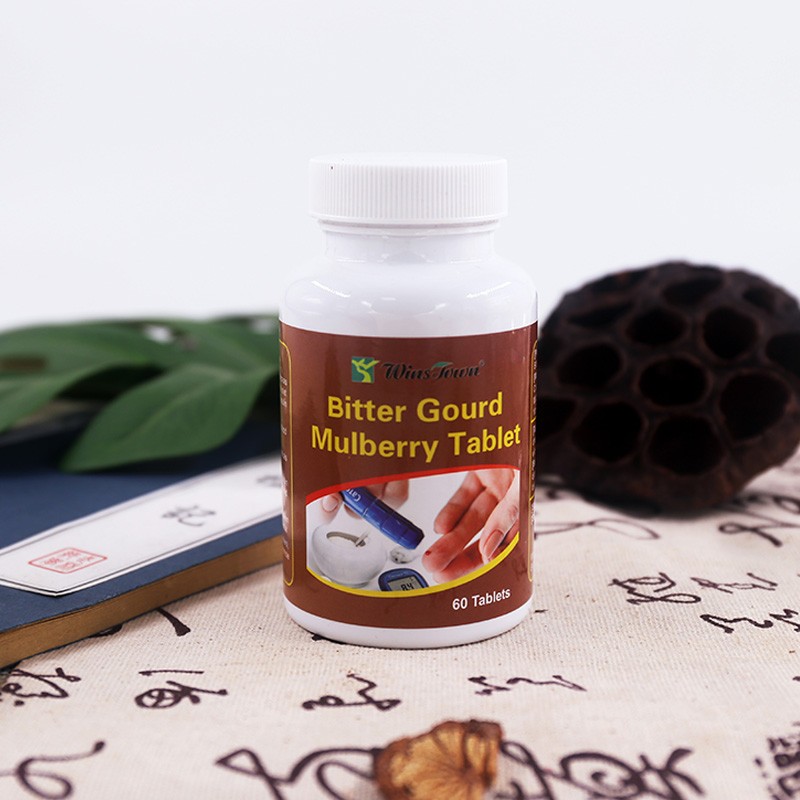 Winstown Enhance the Secretion of InsulinPromote Blood Circulation Ofheart and Brain Vessels Bitter Gourd Mulberry Tablet