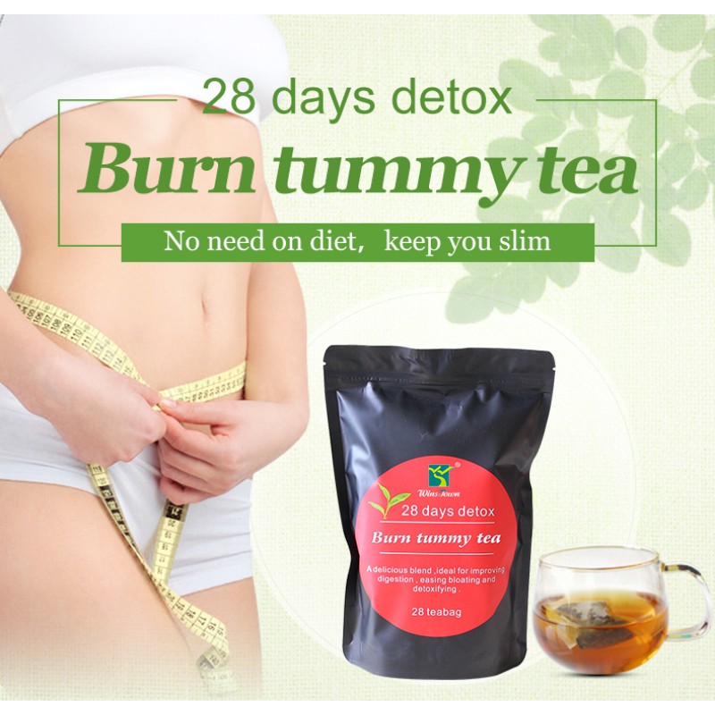 Natural Herbal Health Supplement Diet Tea Bag 28 Day Burn Tummy Tea Flat Belly Tea