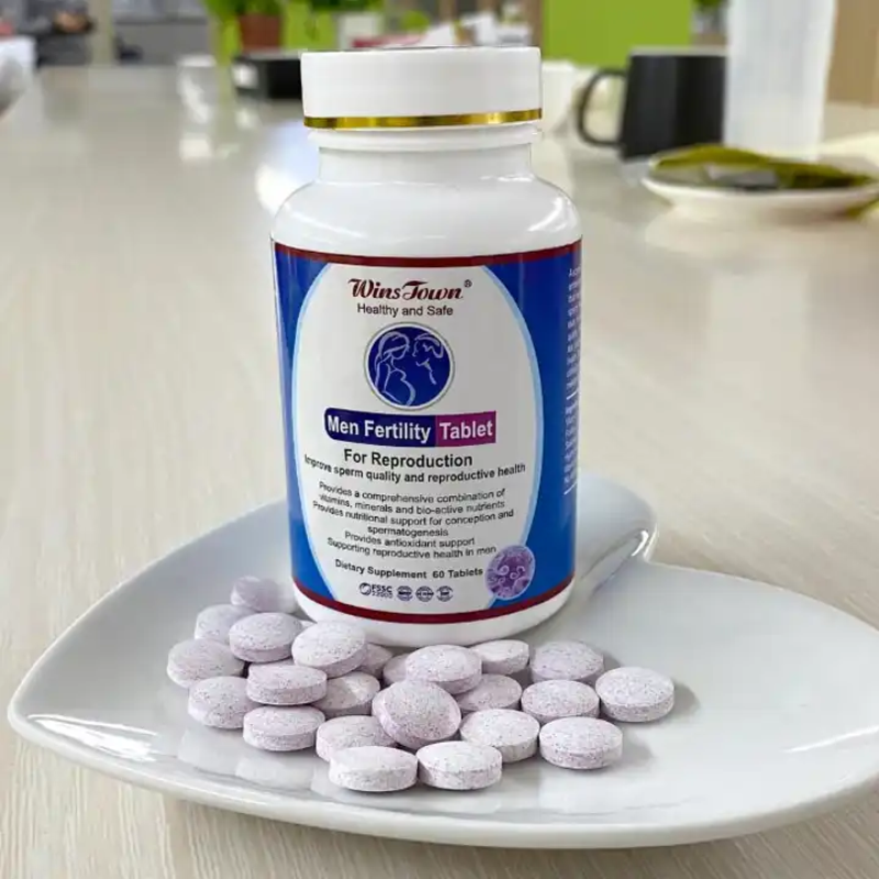Mens Increase Fertility Pills Natural Herbal Dong Quai Ginseng Extract Men Fertility Tablet for Reproduction