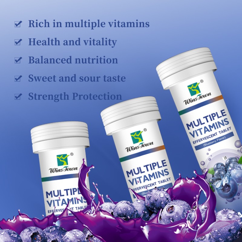 Multiple Vitamins Effervescent Tablet Vitamins Supplement ODM/OEM Healthcare Supplement Dietary Supplement