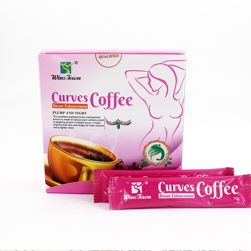 OEM/ODM Coffee Supplier Natural Herbs Papaya Coffee Breast Enhancer Improve Bust Size Instant Coffee