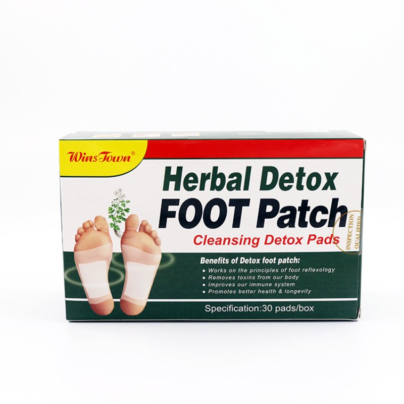Herbal Detox Foot Patch Cleansing Detox Pads Specification 30 Pads Per Box