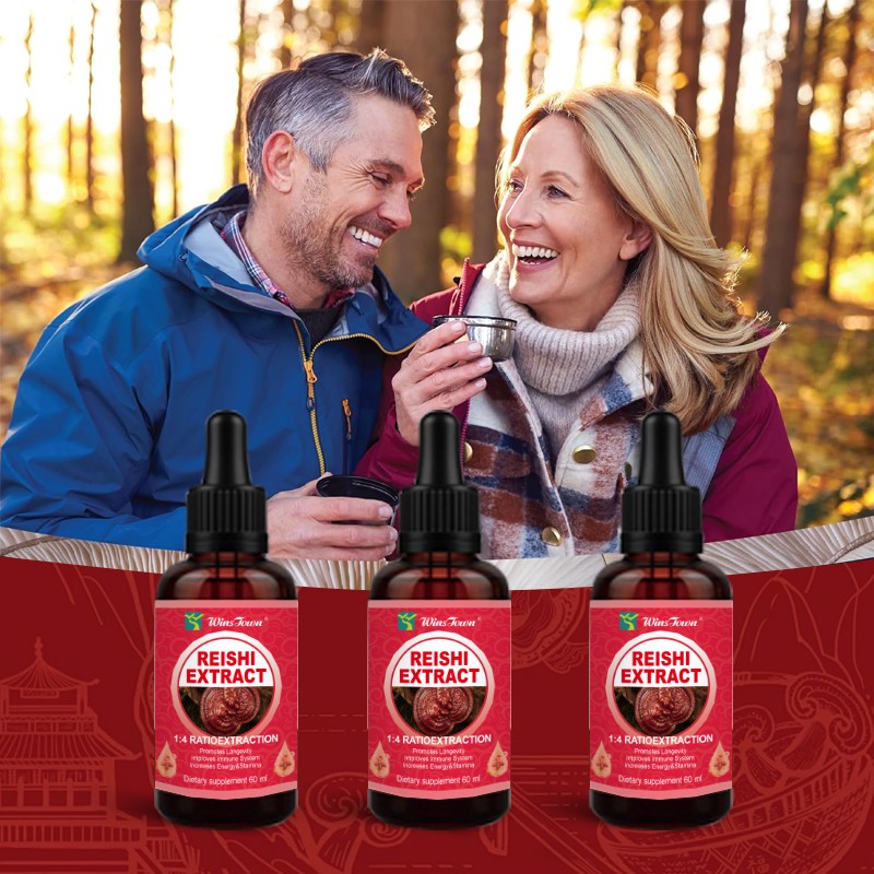 Energy Supplement Oral Liquid Drink Ganoderma Lucidum Health Herbal Drops Drink