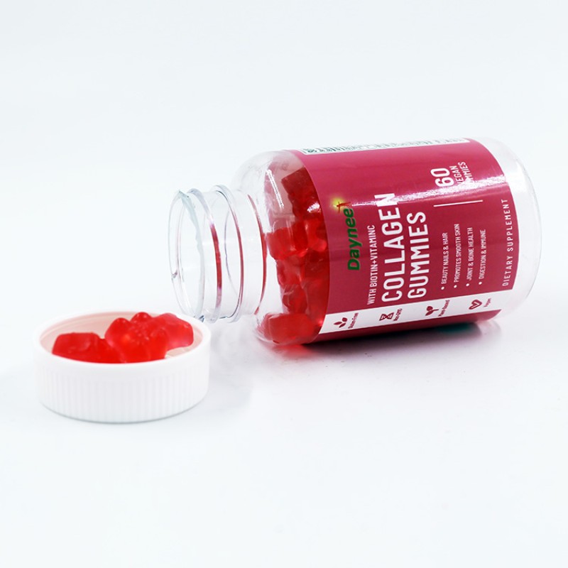Factory Wholesale Multivitamin Supplements Gummy Candy Skin Whitening Collagen Gummies