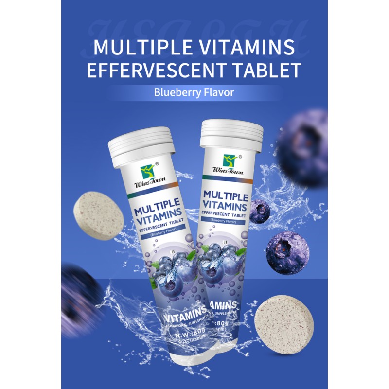 Multiple Vitamins Effervescent Tablet Vitamins Supplement ODM/OEM Healthcare Supplement Dietary Supplement