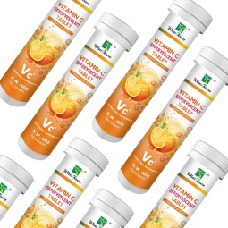 OEM/ODM Health Products Vitamin Supplements Sweet Orange Flavor Vitamin c Skin Whitening Effervescent Tablet