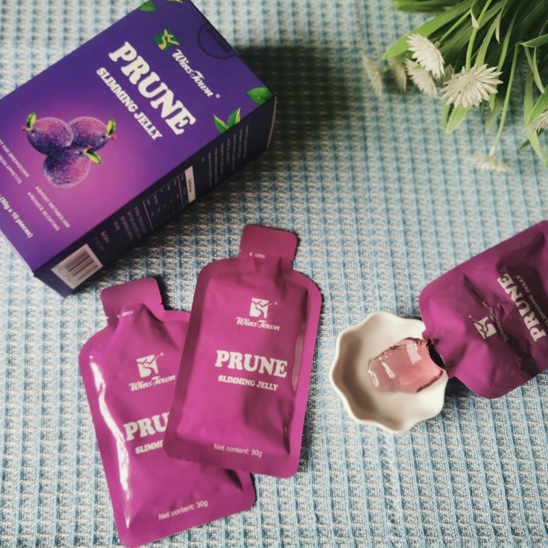 Customizable Prune Collagen Weight Loss Slim Yummy Fruit Syrup Flavor Jellies Candy Fruit Jelly Stick Yummy Pudding Fruit Jelly