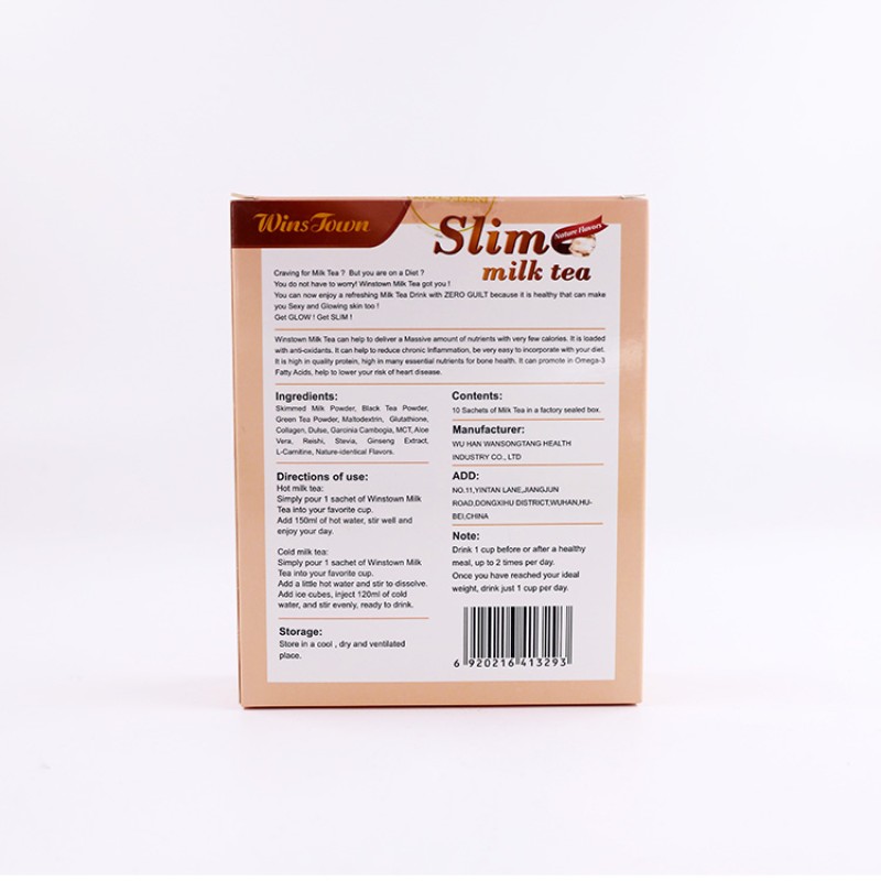 Wholesale Detox Flat Belly Weight Loss Milk Tea Bag Best Slimming Herbal Fast Skinny Slim Milk Tea
