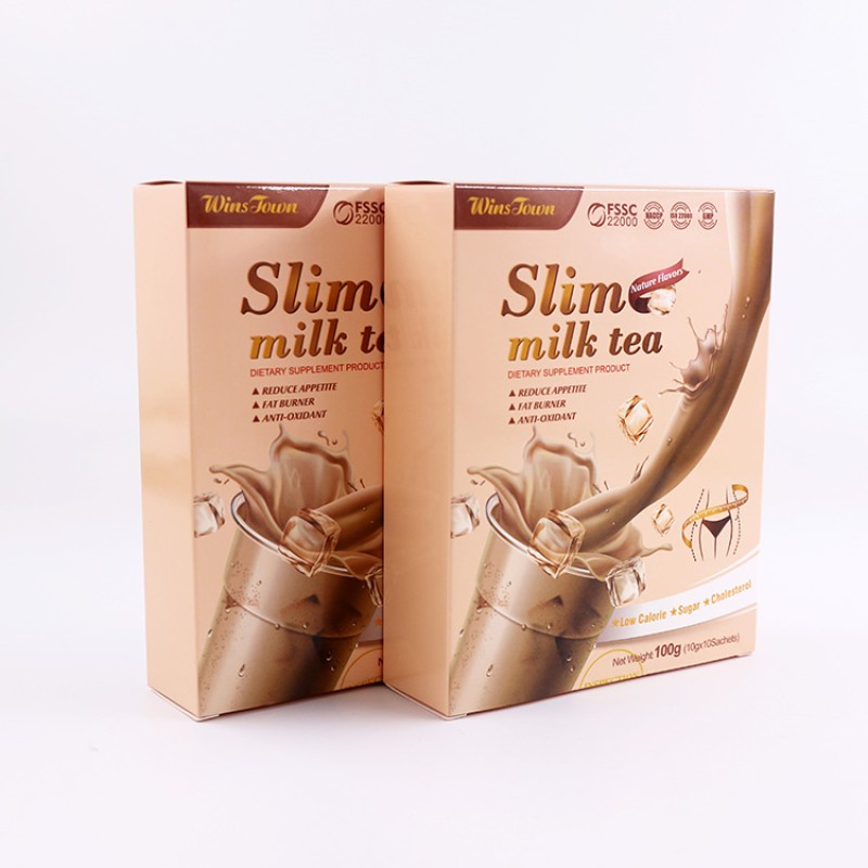 Eliminate Toxins From the Body and Clean the Intestines Slimming Milk Tea by Wins Town Weight Loss and Slimming Milk Tea