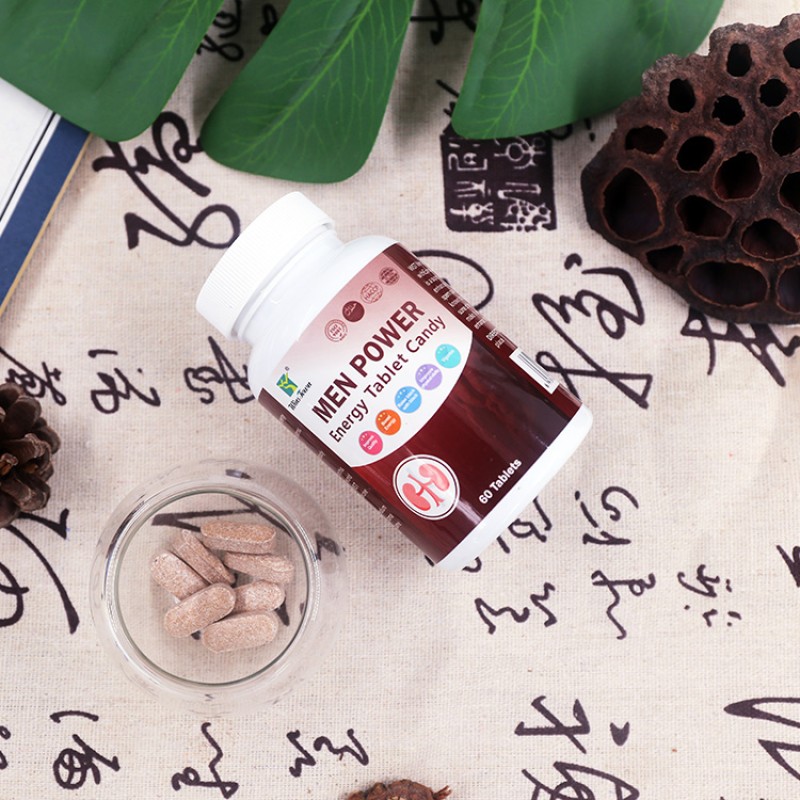 OEM/ODM Custom Private Label Maca Energy Supplement Capsules Pills Men Power Energy Tablets Candy