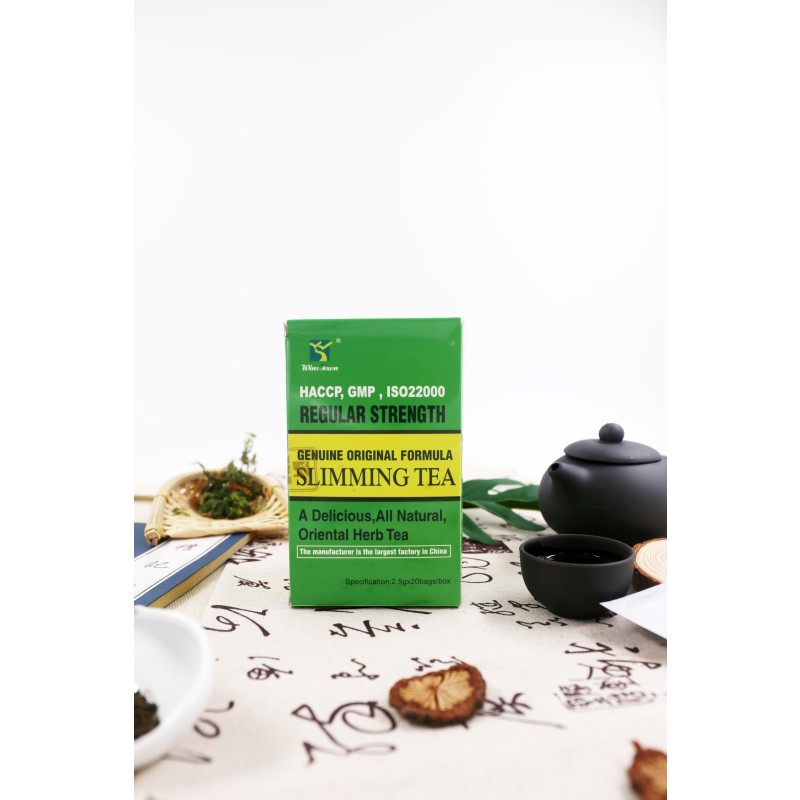 Best Selling WanSongTang Detox Slim Flat Belly Tea Bags Private Label Organic Slimming Tea Fit Tea