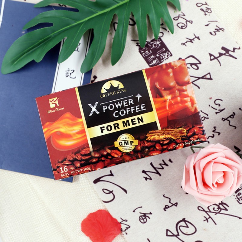 Men X Power Coffee, Tea & Espresso Supplies Maca Energy Instant Black Coffee for Man