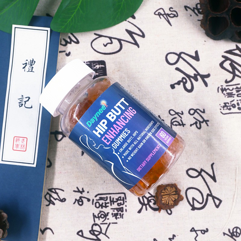 Factory Custom Wholesale Health Gummy Hip Big Butt Enhancement Gummies Candy