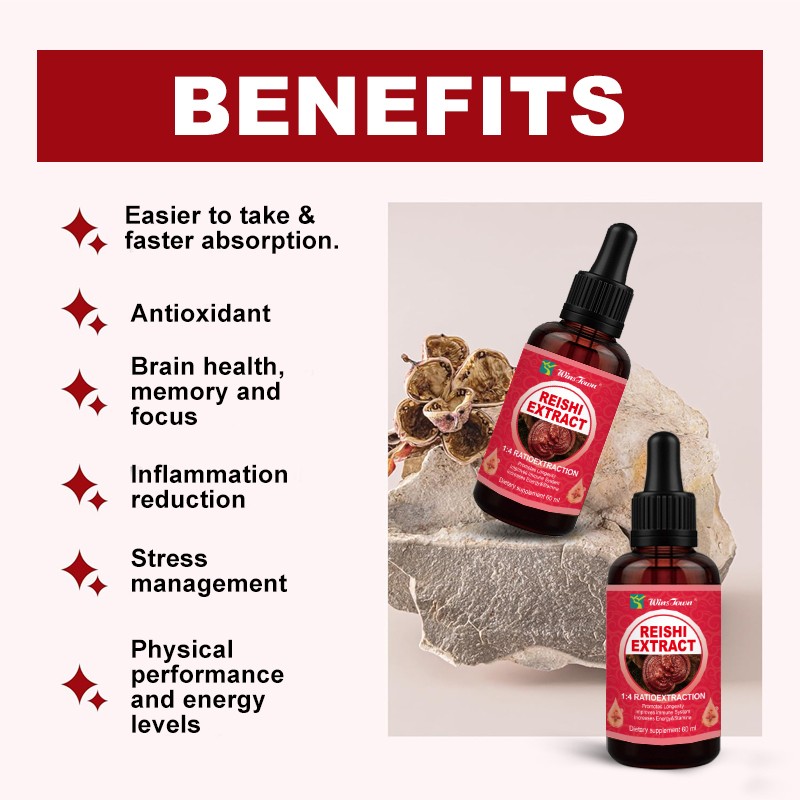 Energy Supplement Oral Liquid Drink Ganoderma Lucidum Health Herbal Drops Drink