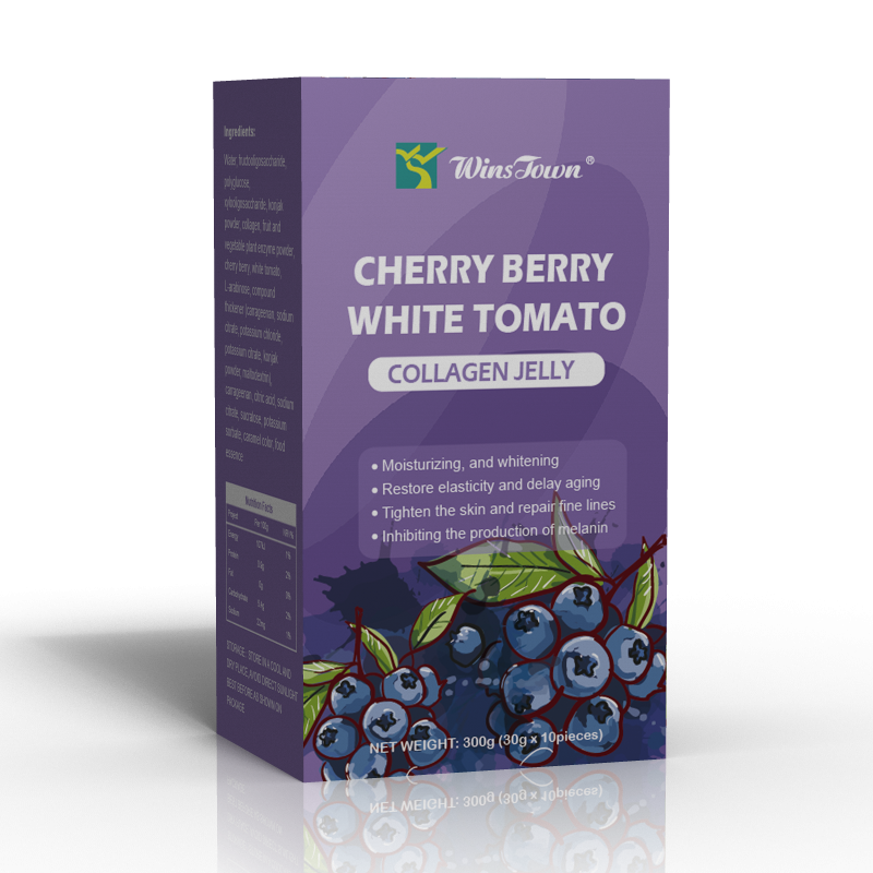 Wholesale Customized Bagged Sucking Jelly Pudding Candy Products Yummy Cherry Berry White Tomato Collagen Fruit Jelly