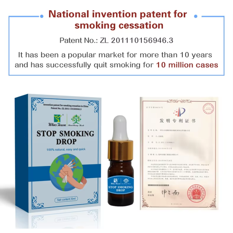 KH13 Winston Quit Smoking Cleaning Product Quickly 7 Days Detox Stop Smoking Drop Herbal Natural Drop