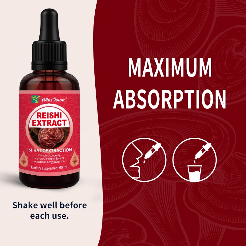 Energy Supplement Oral Liquid Drink Ganoderma Lucidum Health Herbal Drops Drink