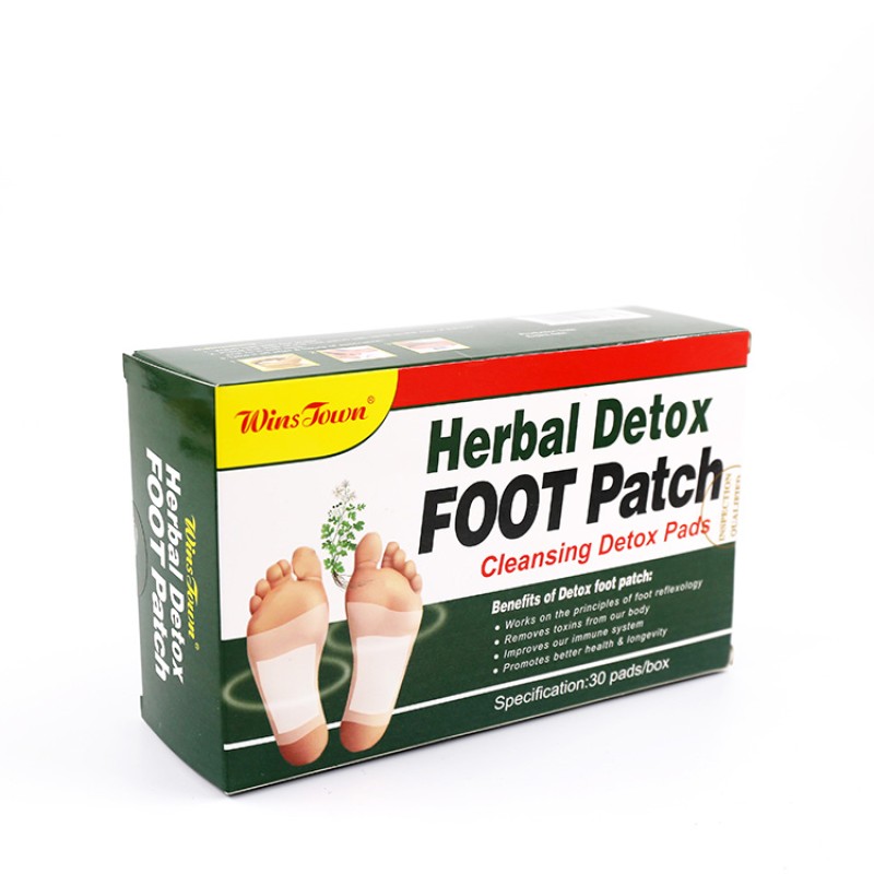 Herbal Detox Foot Patch Cleansing Detox Pads Specification 30 Pads Per Box