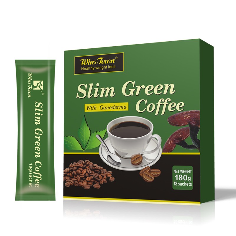Slim Green Coffee Original Supplies Weight Loss Customized Product Slimming Coffee Tea Instant Diet Powder for Weight Loss