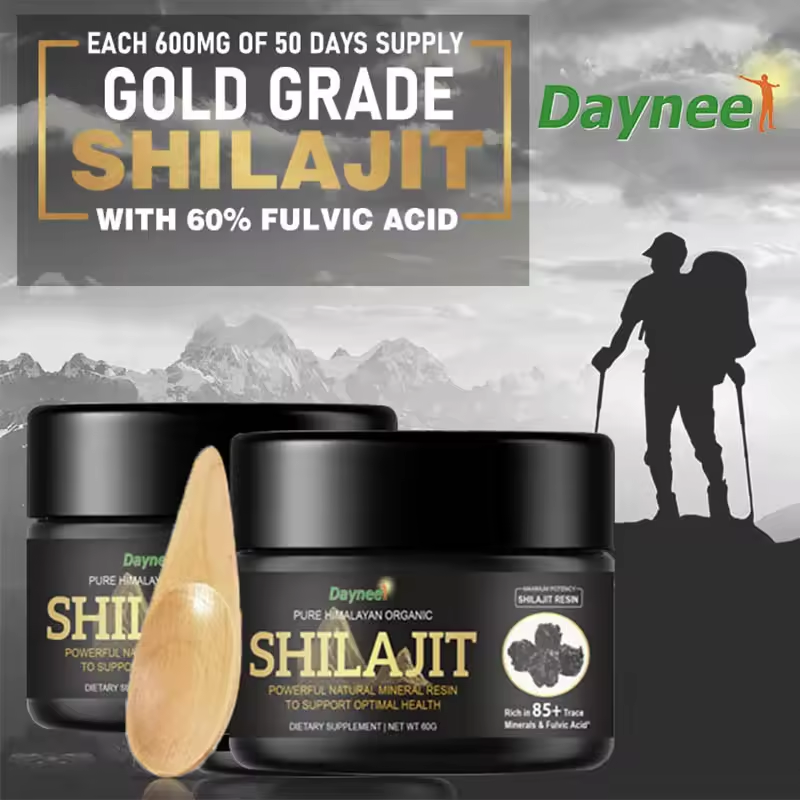 Daynee Pure Himalayan Shilajit Organic Resin With Health Care Supplement Custom Private Label Natural Mineral Resin