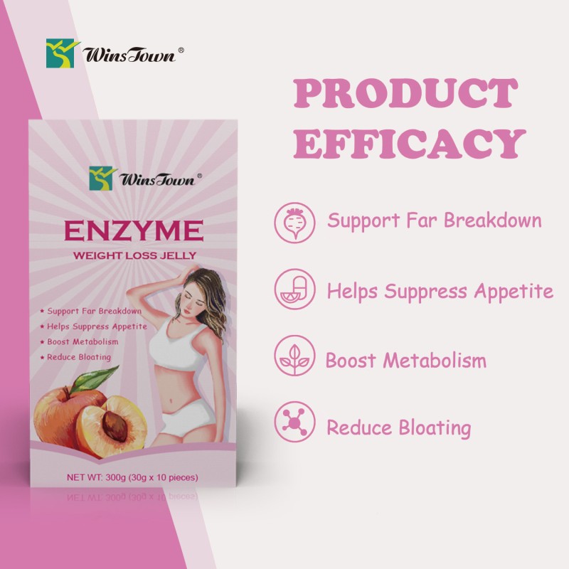 Healthy Enzyme Slimming Jelly Detox Lose Weight Pudding Daily Drinking Slim Jelly Food Supplements