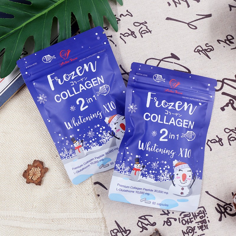 Skin Care Collagen Whitening Capsule Frozen Collagen 2 in 1 Whitening Capsule with Detox and Slimming Beauty Product