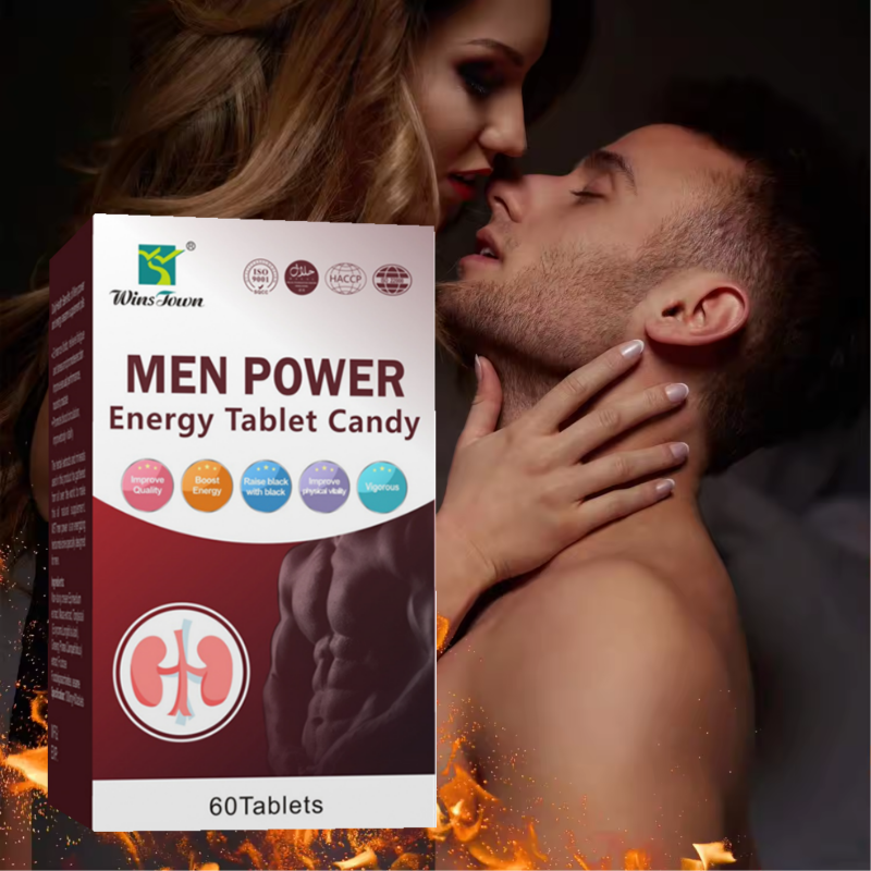 Winstown Enhance Libido Relieve Fatigue and Stress and Promoteerection Men Power Energy Tablet Candy