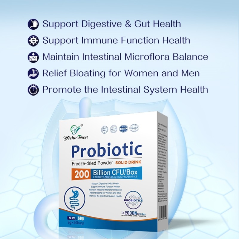 2023 Natural Herbal Probiotic Drink Private Label Improve Immunity Powder Probiotic Solid Drink