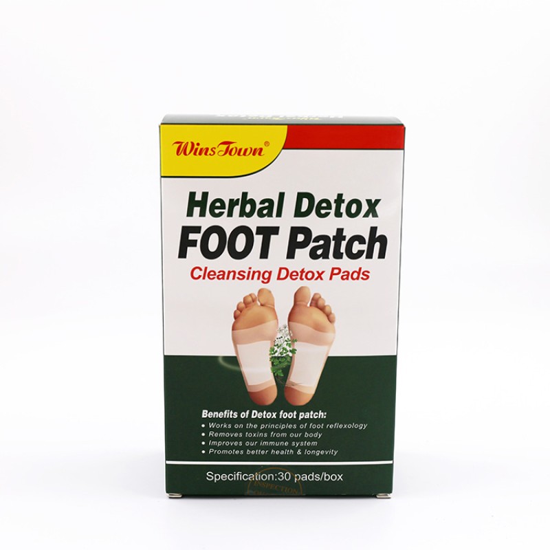 Herbal Detox Foot Patch Cleansing Detox Pads Specification 30 Pads Per Box