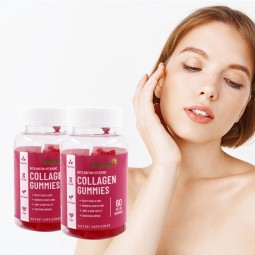 OEM/ODM Wholesale Custom Collagen Gummy Multivitamin for Hair/Nail/Skin Collagen Gummies