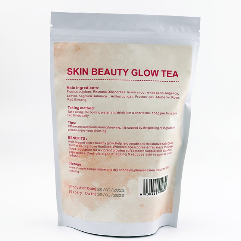 Winstown OEM/ODM/OBM Glutathione Whitening Tea Natural Herbs Glow Lightening Tea Skin Whitening Tea for Dark Skin Face