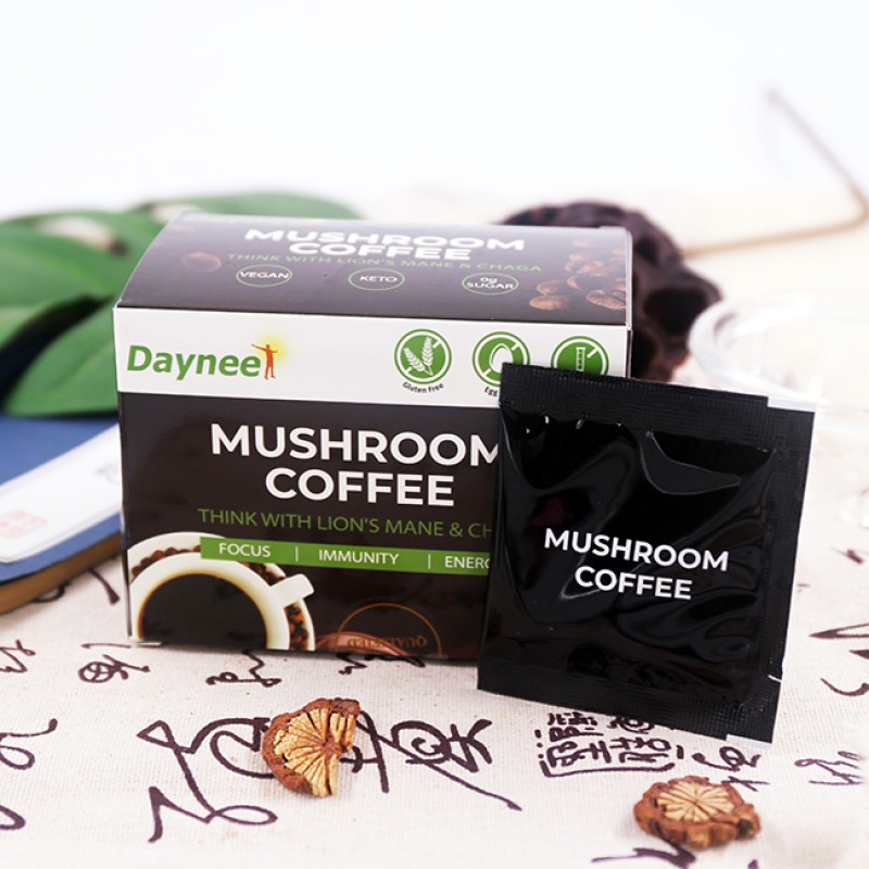 OEM/ODM Ground Mushroom Blend Coffee Private Label Organic Reishi Extract Powder Mane Instant Mushroom Coffee