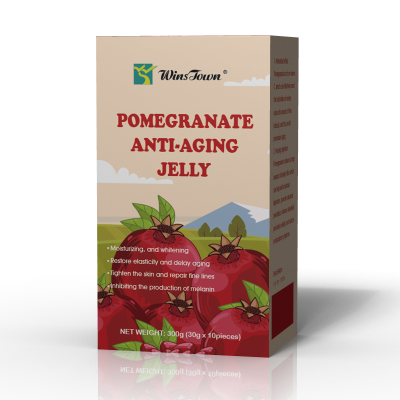 Red Pomegranate Collagen Yummy Fruit Syrup Flavor Jelly Candy Fruit Jelly Stick Yummy Pudding Fruit Jelly