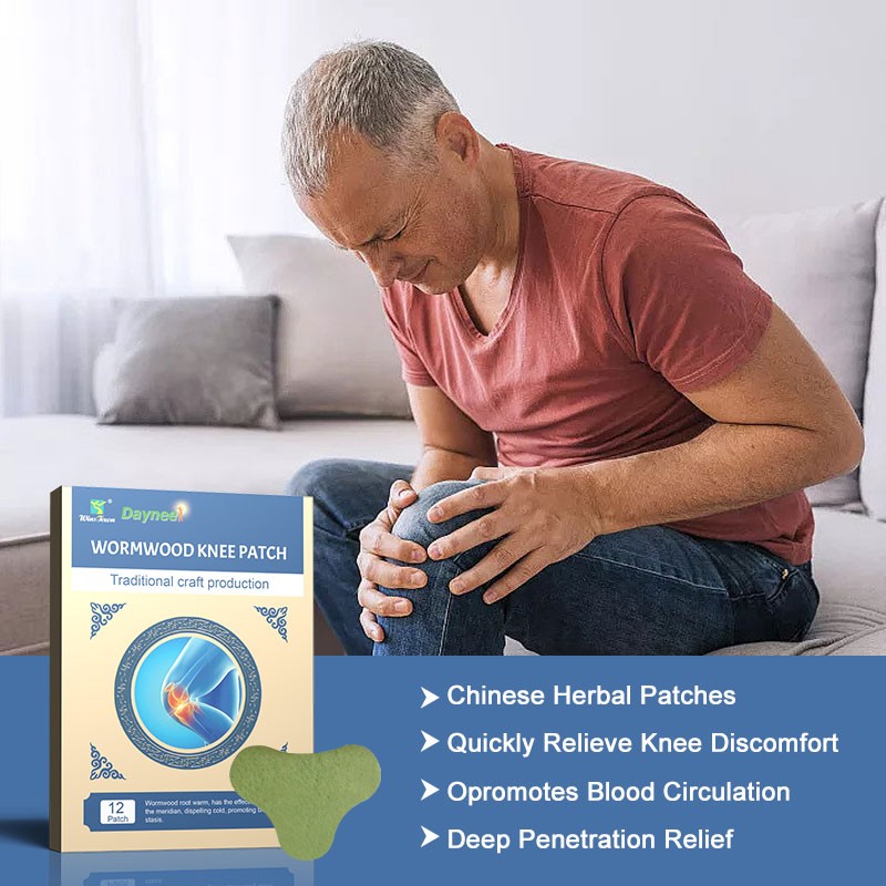 Wormwood Knee Patch to Promote Blood Circulation Natural Herbal Knee Patch Specially Made Knee Patch