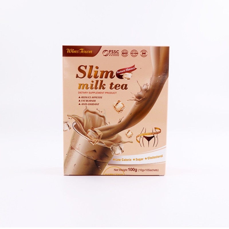 Eliminate Toxins From the Body and Clean the Intestines Slimming Milk Tea by Wins Town Weight Loss and Slimming Milk Tea
