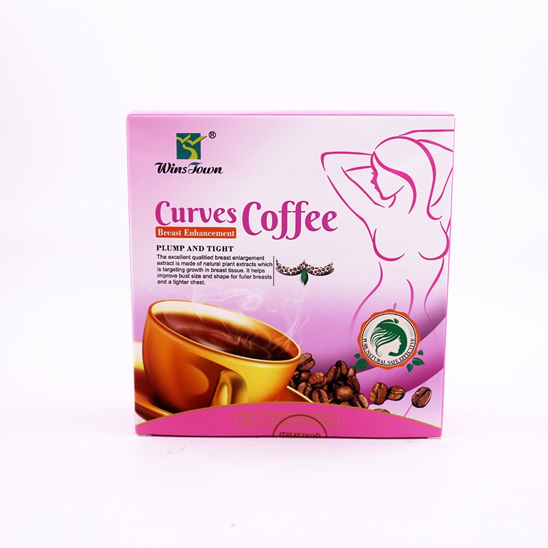OEM/ODM Coffee Supplier Natural Herbs Papaya Coffee Breast Enhancer Improve Bust Size Instant Coffee